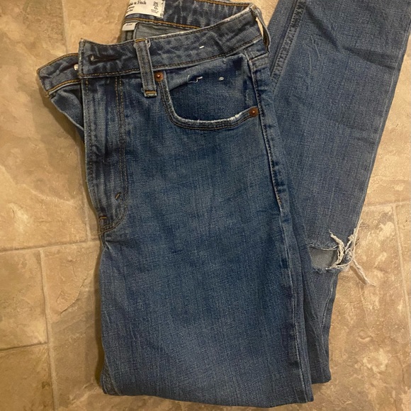 Abercrombie jeans 24 High Rise Super Skinny Ankle - Picture 1 of 6